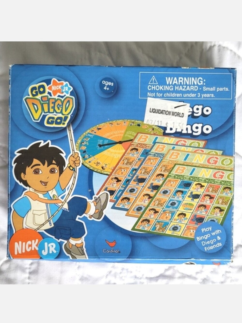 10/$20 ❄️ Go Diego Go! Diego Bingo